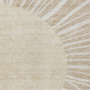 Homeroots 3' Abstract Washable Area Rug In Green And Mint - Perfect For Indoor And Outdoor Spaces! 10' X 14' Polyester 580813