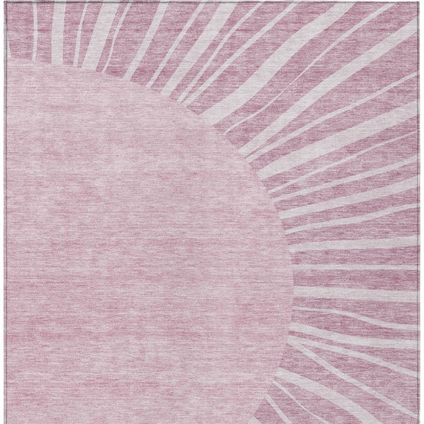 Homeroots 3' Abstract Washable Area Rug In Green And Mint - Perfect For Indoor And Outdoor Spaces! 3' X 5' Polyester 580814