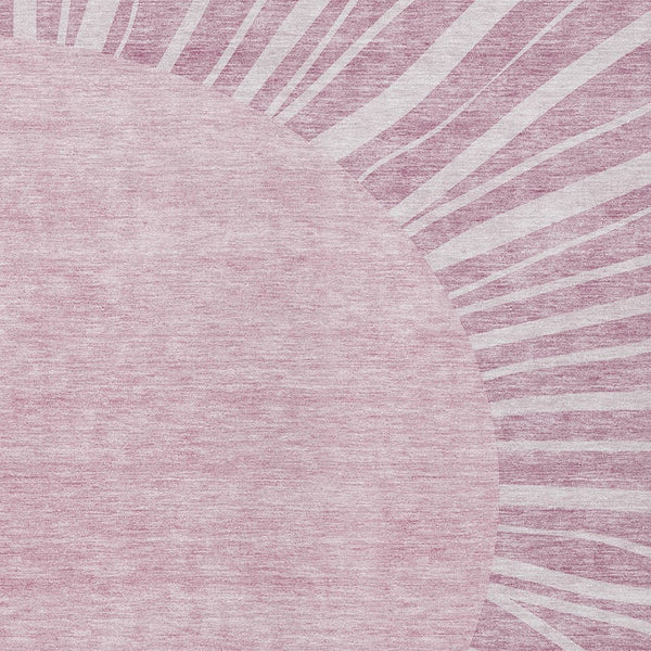 Homeroots 3' Abstract Washable Area Rug In Green And Mint - Perfect For Indoor And Outdoor Spaces! 3' X 5' Polyester 580814