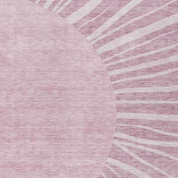 Homeroots 3' Abstract Washable Area Rug In Green And Mint - Perfect For Indoor And Outdoor Spaces! 9' X 12' Polyester 580818