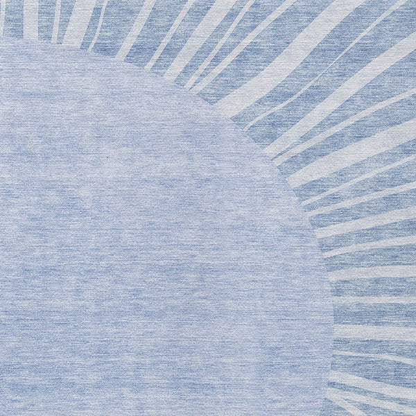 Homeroots 3' Abstract Washable Area Rug In Green And Mint - Perfect For Indoor And Outdoor Spaces! 10' X 14' Polyester 580843