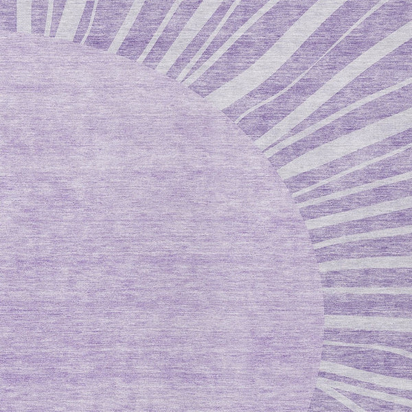 Homeroots 3' Abstract Washable Area Rug In Green And Mint - Perfect For Indoor And Outdoor Spaces! 3' X 5' Polyester 580844