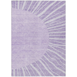HomeRoots 9' Abstract Lavender and Purple Area Rug – Stylish Washable Design for Indoor and Outdoor Spaces 9' X 12' 580848
