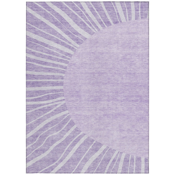 Homeroots 3' Abstract Washable Area Rug In Green And Mint - Perfect For Indoor And Outdoor Spaces! 9' X 12' Polyester 580848