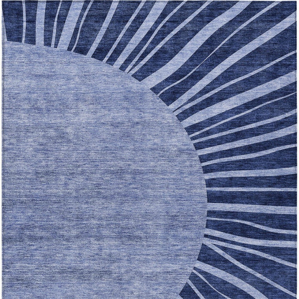 Homeroots 3' Abstract Washable Area Rug In Green And Mint - Perfect For Indoor And Outdoor Spaces! 9' X 12' Polyester 580854