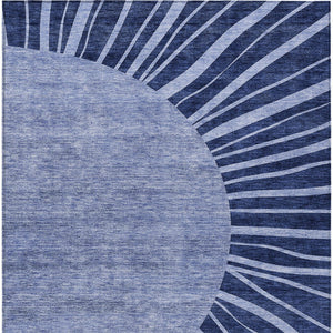 Homeroots 3' Abstract Washable Area Rug In Green And Mint - Perfect For Indoor And Outdoor Spaces! 10' X 14' Polyester 580855