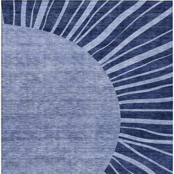 Homeroots 3' Abstract Washable Area Rug In Green And Mint - Perfect For Indoor And Outdoor Spaces! 10' X 14' Polyester 580855