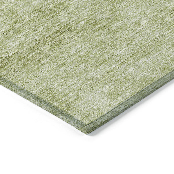Homeroots 3' Abstract Washable Area Rug In Green And Mint - Perfect For Indoor And Outdoor Spaces! 8' X 10' Polyester 580859