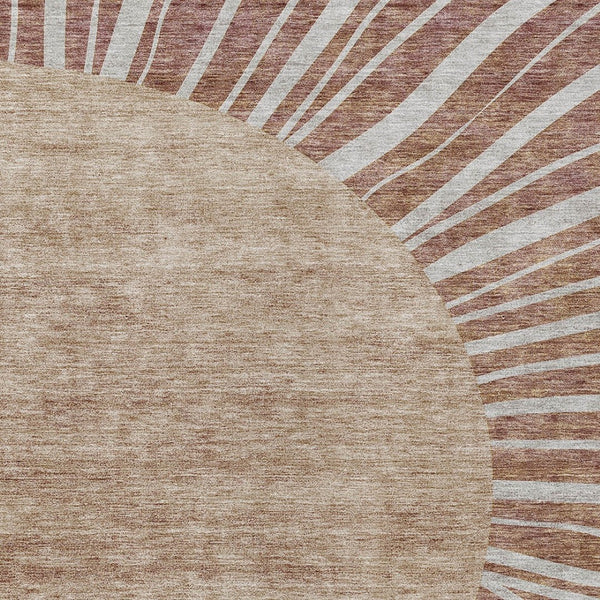 Homeroots 3' Abstract Washable Area Rug In Green And Mint - Perfect For Indoor And Outdoor Spaces! 9' X 12' Polyester 580866