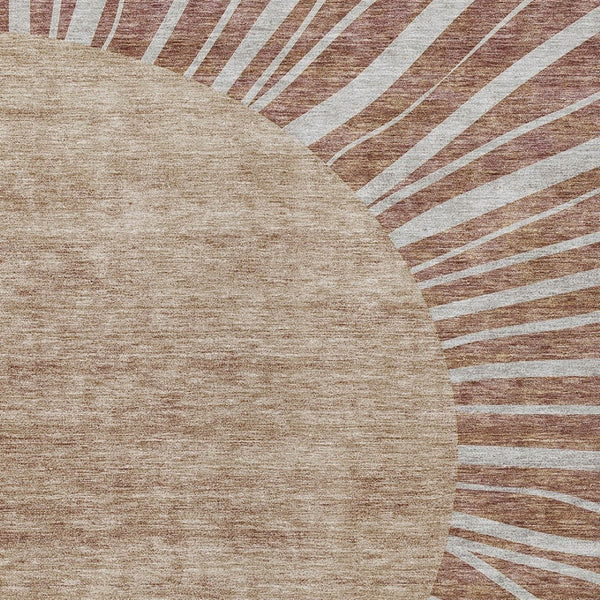 Homeroots 3' Abstract Washable Area Rug In Green And Mint - Perfect For Indoor And Outdoor Spaces! 10' X 14' Polyester 580867