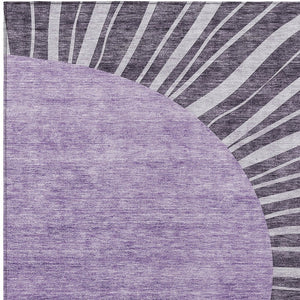 Homeroots 3' Abstract Washable Area Rug In Green And Mint - Perfect For Indoor And Outdoor Spaces! 3' X 5' Polyester 580868