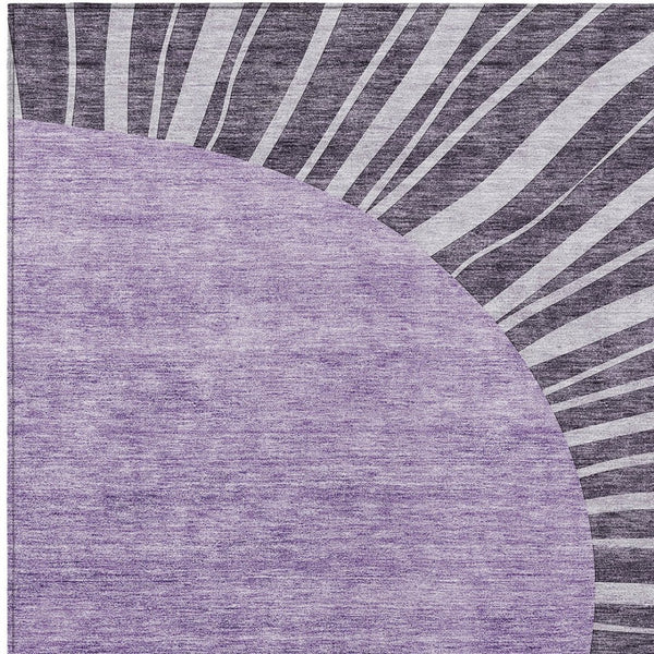 Homeroots 3' Abstract Washable Area Rug In Green And Mint - Perfect For Indoor And Outdoor Spaces! 3' X 5' Polyester 580868