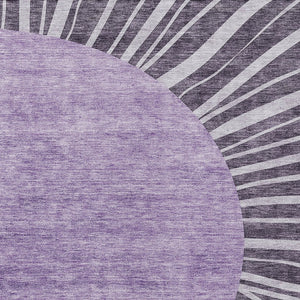 Homeroots 3' Abstract Washable Area Rug In Green And Mint - Perfect For Indoor And Outdoor Spaces! 8' X 10' Polyester 580871