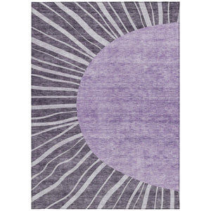 Homeroots 3' Abstract Washable Area Rug In Green And Mint - Perfect For Indoor And Outdoor Spaces! 9' X 12' Polyester 580872