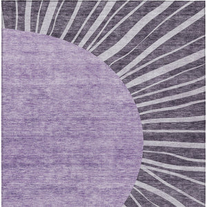 Homeroots 3' Abstract Washable Area Rug In Green And Mint - Perfect For Indoor And Outdoor Spaces! 9' X 12' Polyester 580872