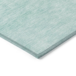 Homeroots 3' Abstract Washable Area Rug In Green And Mint - Perfect For Indoor And Outdoor Spaces! 10' X 14' Polyester 580879