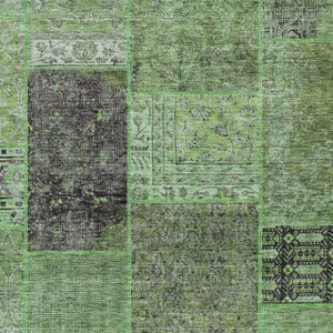 Homeroots 3' Stylish Brown Gray Charcoal Patchwork Washable Area Rug For Indoor And Outdoor Spaces 10' X 14' Polyester 580897