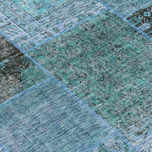 Homeroots 3' Stylish Brown Gray Charcoal Patchwork Washable Area Rug For Indoor And Outdoor Spaces 3' X 5' Polyester 580922