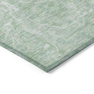 Homeroots 3' Beige Ivory And Artichoke Green Abstract Washable Area Rug For Indoor And Outdoor Spaces 9' X 12' Polyester 580950