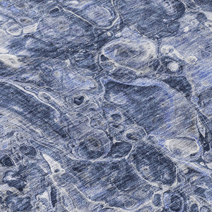 Homeroots 3' Beige Ivory And Artichoke Green Abstract Washable Area Rug For Indoor And Outdoor Spaces 8' Round Polyester 580954