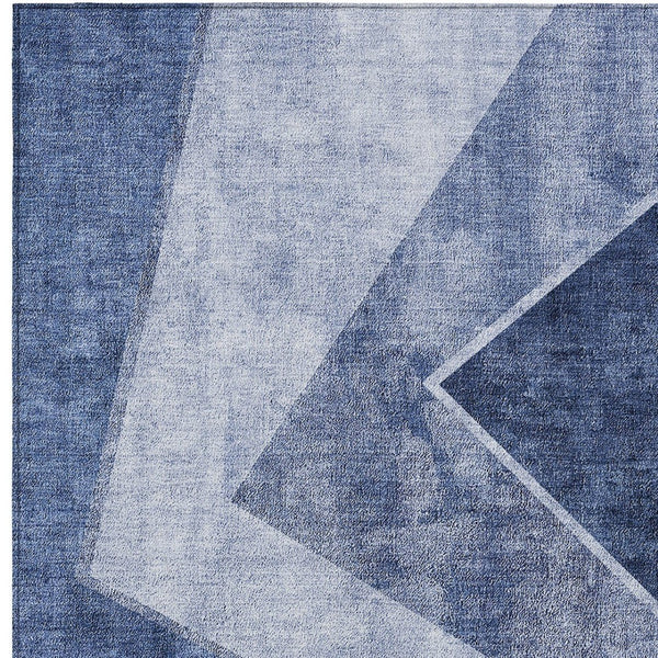 Homeroots 3' Brown And Beige Geometric Washable Indoor Outdoor Area Rug For Stylish Living Spaces & Patios 3' X 5' Polyester 580988