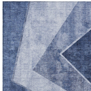 Homeroots 3' Brown And Beige Geometric Washable Indoor Outdoor Area Rug For Stylish Living Spaces & Patios 8' X 10' Polyester 580991