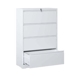 English Elm Lateral Steel Filing Cabinet Two Drawer Locking Anti-tip Home Office Storage W2735P428821