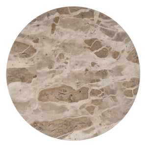 Butler Specialty Zion Marble And Iron Side Table - Luxurious Tiger Marble Top With Elegant Gold Base For Any Space Beige,Gold,White Marble,Iron,Mdf 5810025-butler