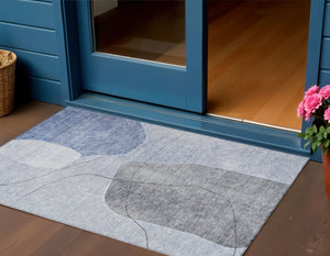 Homeroots 3' Beige Brown Taupe Abstract Washable Area Rug For Indoor Outdoor Spaces – Stylish & Durable Decor 3' X 5' Polyester 581018