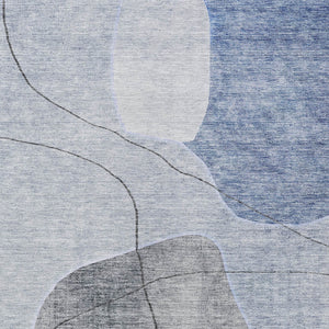 Homeroots 3' Beige Brown Taupe Abstract Washable Area Rug For Indoor Outdoor Spaces – Stylish & Durable Decor 3' X 5' Polyester 581018