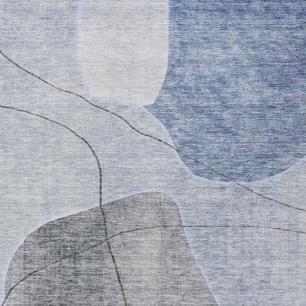 Homeroots 3' Beige Brown Taupe Abstract Washable Area Rug For Indoor Outdoor Spaces – Stylish & Durable Decor 8' X 10' Polyester 581021