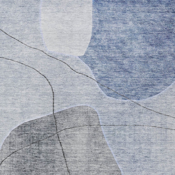 Homeroots 3' Beige Brown Taupe Abstract Washable Area Rug For Indoor Outdoor Spaces – Stylish & Durable Decor 9' X 12' Polyester 581022