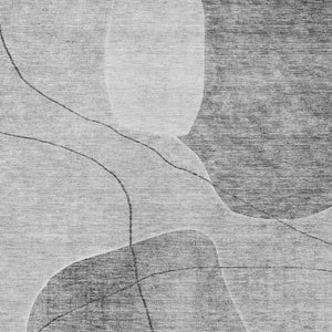 Homeroots 3' Beige Brown Taupe Abstract Washable Area Rug For Indoor Outdoor Spaces – Stylish & Durable Decor 3' X 5' Polyester 581024