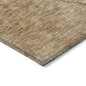 Homeroots 3' Beige Brown Taupe Abstract Washable Area Rug For Indoor Outdoor Spaces – Stylish & Durable Decor 8' X 10' Polyester 581033