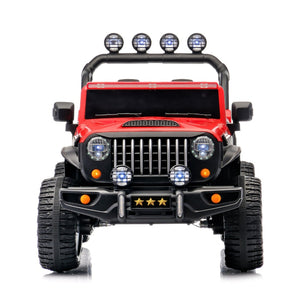English Elm 24v Two Seat Kids Ride on Car with 4wd Motor Remote Control and Led Lights W509P378206
