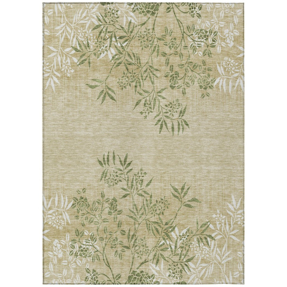 HomeRoots 9' Timeless Floral Washable Area Rug for Indoor & Outdoor Use - Durable, Stylish, Low-Maintenance Design 9' X 12' 581087
