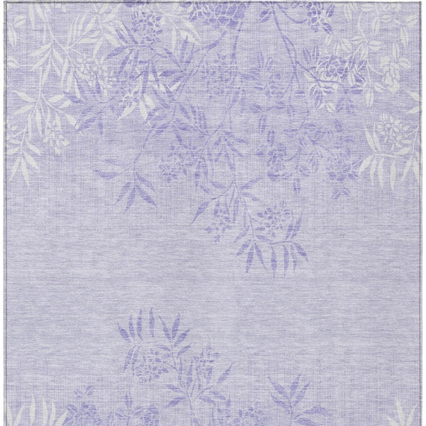 Homeroots 3' Beige Floral Area Rug - Stylish Washable Design For Indoor & Outdoor Spaces, Stain Resistant 10' X 14' Polyester 581094