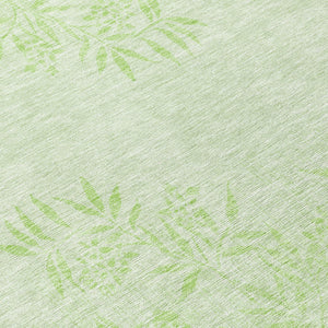 Homeroots 3' Beige Floral Area Rug - Stylish Washable Design For Indoor & Outdoor Spaces, Stain Resistant 8' Round Polyester 581097