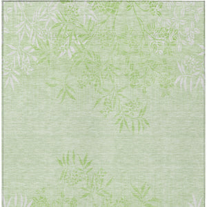 Homeroots 3' Beige Floral Area Rug - Stylish Washable Design For Indoor & Outdoor Spaces, Stain Resistant 9' X 12' Polyester 581099