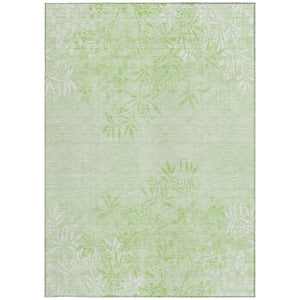 Homeroots 3' Beige Floral Area Rug - Stylish Washable Design For Indoor & Outdoor Spaces, Stain Resistant 9' X 12' Polyester 581099