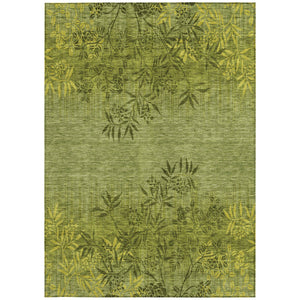 Homeroots 3' Beige Floral Area Rug - Stylish Washable Design For Indoor & Outdoor Spaces, Stain Resistant 3' X 5' Polyester 581101