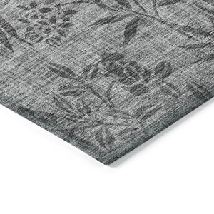 Homeroots 3' Beige Floral Area Rug - Stylish Washable Design For Indoor & Outdoor Spaces, Stain Resistant 8' X 10' Polyester 581110