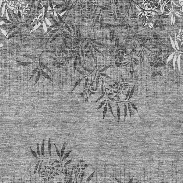 Homeroots 3' Beige Floral Area Rug - Stylish Washable Design For Indoor & Outdoor Spaces, Stain Resistant 9' X 12' Polyester 581111