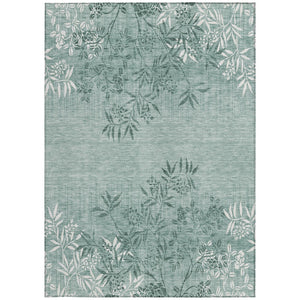 Homeroots 3' Beige Floral Area Rug - Stylish Washable Design For Indoor & Outdoor Spaces, Stain Resistant 3' X 5' Polyester 581113