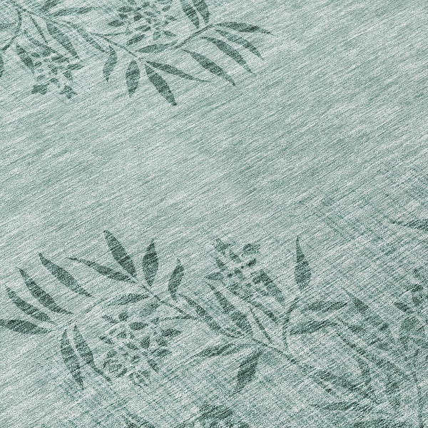 Homeroots 3' Beige Floral Area Rug - Stylish Washable Design For Indoor & Outdoor Spaces, Stain Resistant 8' Round Polyester 581115