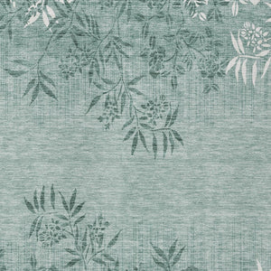 Homeroots 3' Beige Floral Area Rug - Stylish Washable Design For Indoor & Outdoor Spaces, Stain Resistant 10' X 14' Polyester 581118