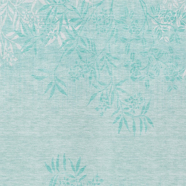 Homeroots 3' Beige Floral Area Rug - Stylish Washable Design For Indoor & Outdoor Spaces, Stain Resistant 8' X 10' Polyester 581122