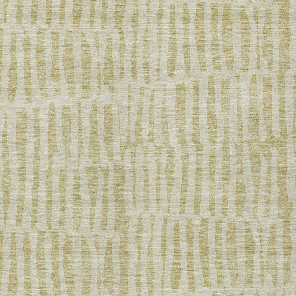 Homeroots 3' Stylish Beige And Tan Striped Washable Area Rug For Indoor And Outdoor Spaces, Durable Design 5' X 8' Polyester 581126