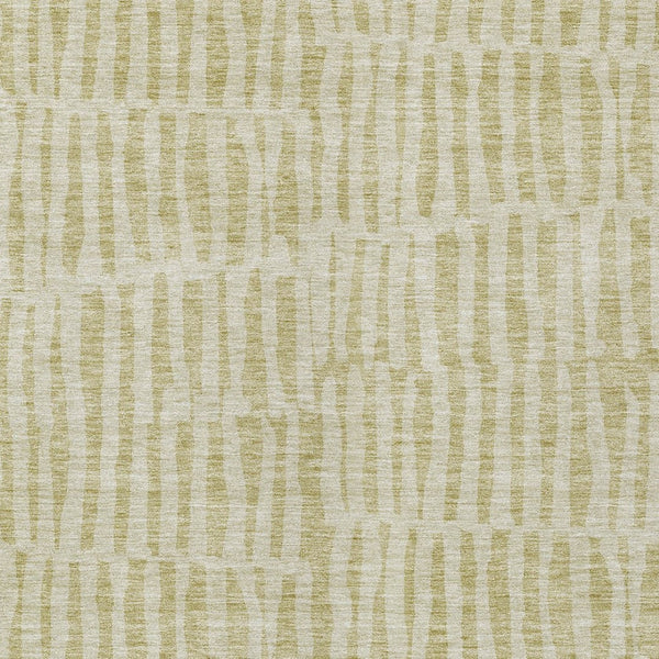 Homeroots 3' Stylish Beige And Tan Striped Washable Area Rug For Indoor And Outdoor Spaces, Durable Design 9' X 12' Polyester 581129