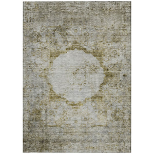 Homeroots 3' Gray Charcoal And Silver Oriental Washable Area Rug For Indoor Or Outdoor Spaces, Durable Design 10' X 14' Polyester 581172